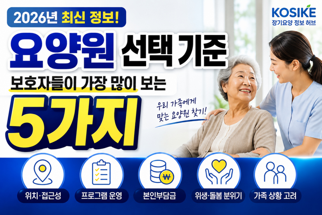 요양원선택기준
