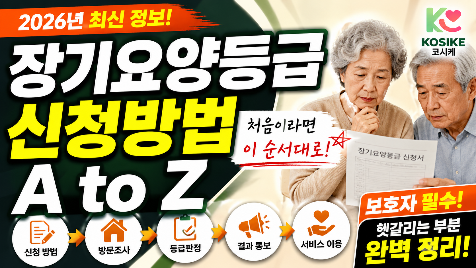 장기요양등급 신청방법