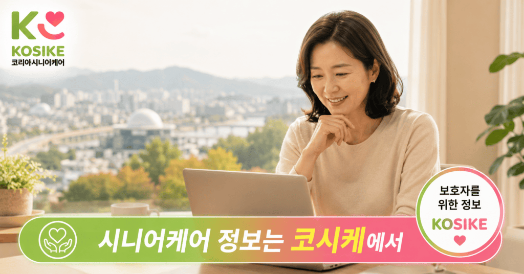 전남광주통합특별시 장기요양 시니어케어 정보는 코시케에서